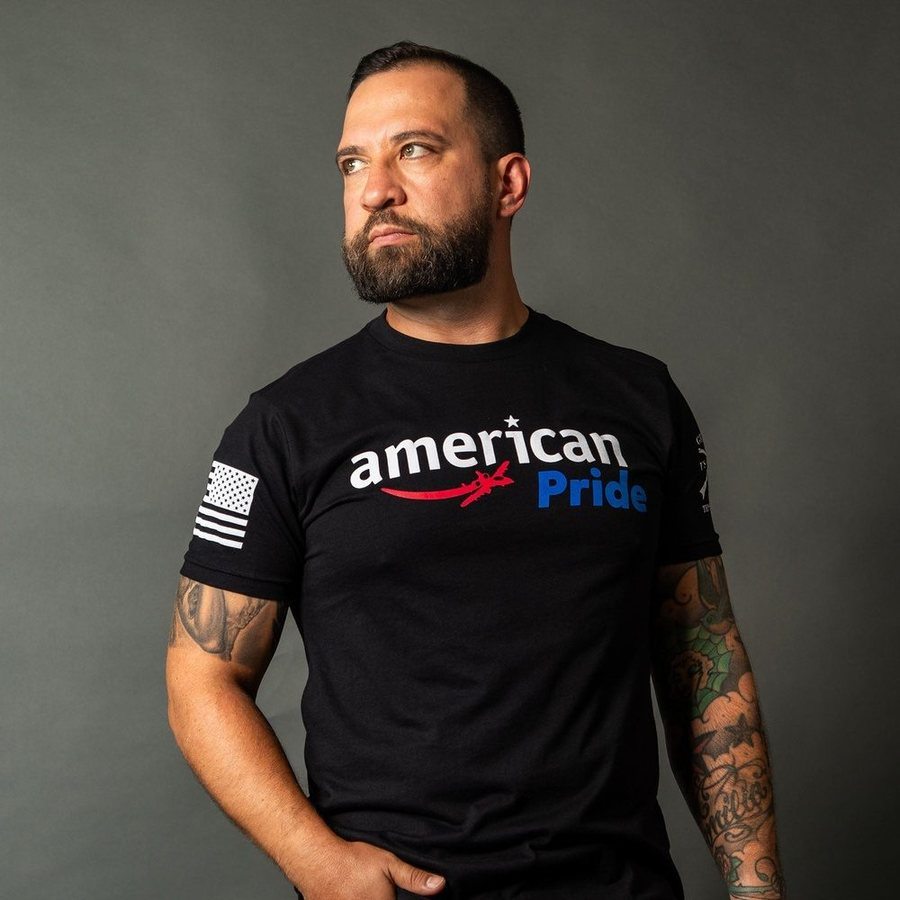 Grunt Style American Pride T-Shirt - Black T-Shirt