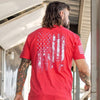 Grunt Style 1776 Flag T-Shirt - Red T-Shirt