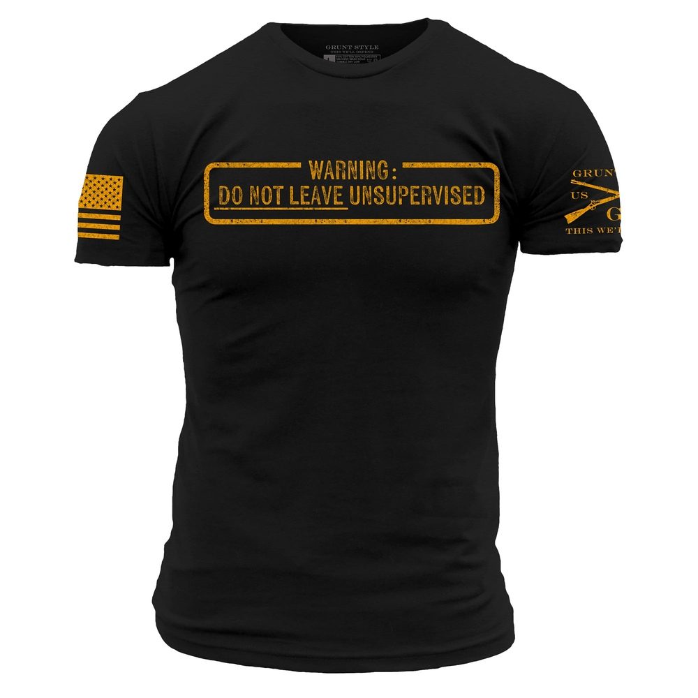 Grunt Style Needs Supervision T-Shirt - Black T-Shirt