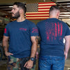 Grunt Style 1776 Flag T-Shirt - Midnight Navy T-Shirt