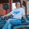 Women's Wild & Free Boyfriend Fit T-Shirt - White