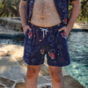 Getaway Casual Shorts - Toast Of Freedom - Navy