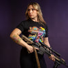 Grunt Style Women's Frankly Patriotic Boyfriend Fit T-Shirt - Black T-Shirt