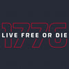 Live Free Or Die '76 T-Shirt - Midnight Navy