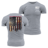 Red Blood Blue Collar® T-Shirt - Dark Heather Gray