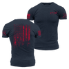 1776 Flag T-Shirt - Midnight Navy